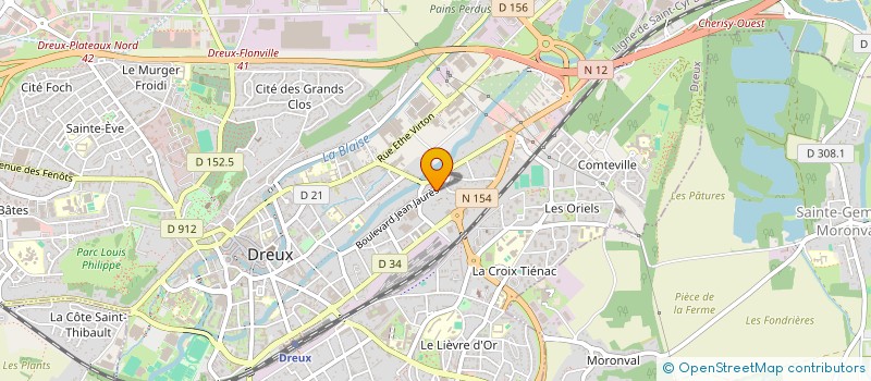 localisation de l'entreprise MONSIEUR SAMY VINCENT à DREUX