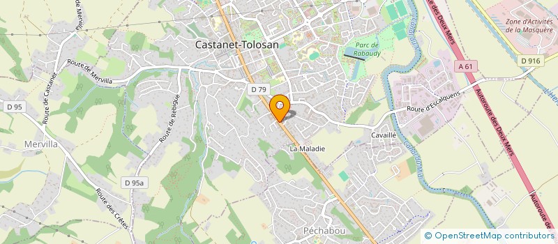 localisation de l'entreprise MONSIEUR SAMY WAFELMAN à CASTANET-TOLOSAN