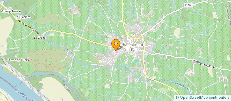 localisation de l'entreprise MONSIEUR SAMY WEISSBERG  CHATEAUNEUF-DU-PAPE