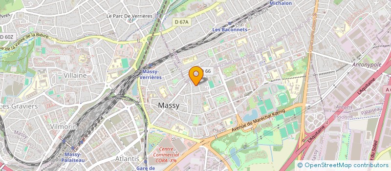 localisation de l'entreprise MONSIEUR SAMY YAHOUI à MASSY