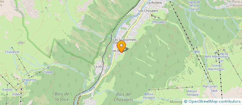 localisation de l'entreprise MONSIEUR SAN JOSE SERGIO  CHAMONIX-MONT-BLANC