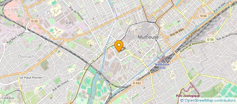 localisation de l'entreprise MONSIEUR SANA GUL MOSAKHAIL  MULHOUSE