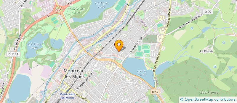 localisation de l'entreprise MONSIEUR SANAAULLAH NIAZAI  MONTCEAU-LES-MINES