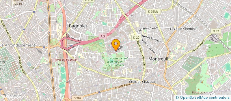 localisation de l'entreprise MONSIEUR SANATH RATNAYAKE MUDIYANSELAGE à BAGNOLET