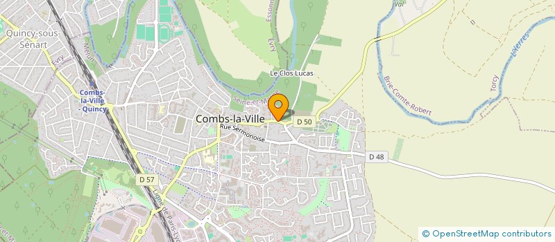 localisation de l'entreprise MONSIEUR SANAULHAQ AHAMAZI  COMBS-LA-VILLE