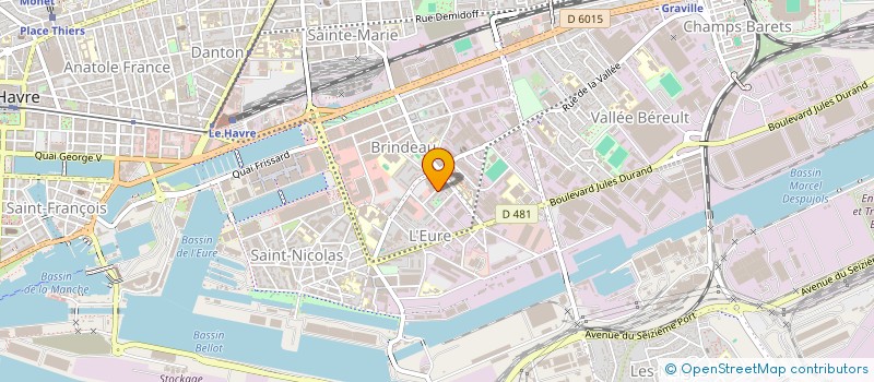 localisation de l'entreprise MONSIEUR SANAULLAH NIAZI  LE HAVRE