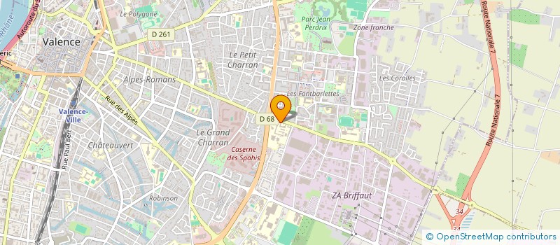 localisation de l'entreprise MONSIEUR SANAULLAH WAZIRI  VALENCE