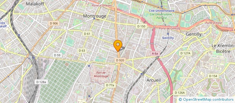 localisation de l'entreprise MONSIEUR SANBAO LIN  MONTROUGE