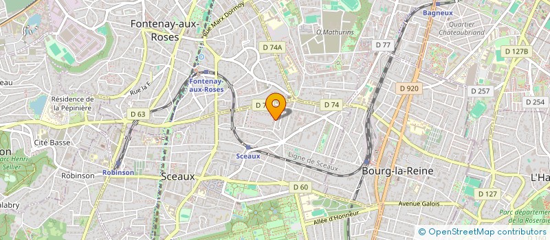 localisation de l'entreprise MONSIEUR SANCHEZ FELIPE à SCEAUX
