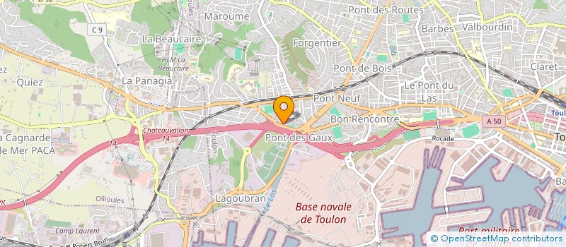 localisation de l'entreprise MONSIEUR SANDER KHORCHI  TOULON