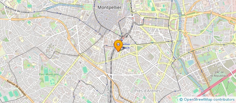 localisation de l'entreprise MONSIEUR SANDIA CAMARA à MONTPELLIER