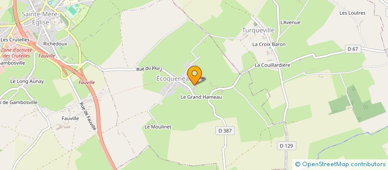 localisation de l'entreprise MONSIEUR SANDIA CAMARA  SAINTE-MERE-EGLISE