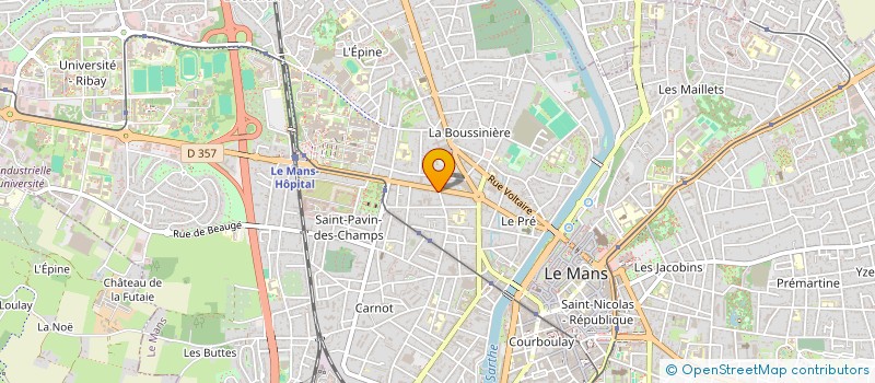 localisation de l'entreprise MONSIEUR SANDIA CAMARA  LE MANS