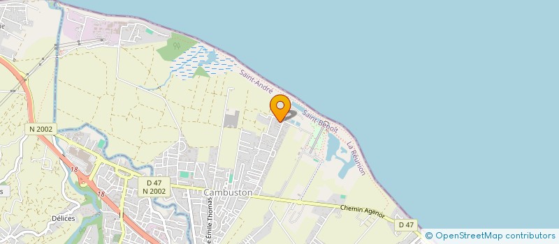 localisation de l'entreprise MONSIEUR SANDIREN HONDIMOOTOO  SAINT-ANDRE