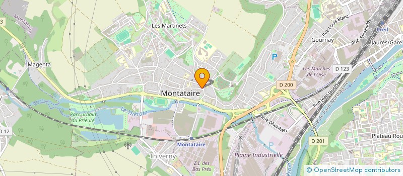 localisation de l'entreprise MONSIEUR SANDJAY FONTAINE  MONTATAIRE