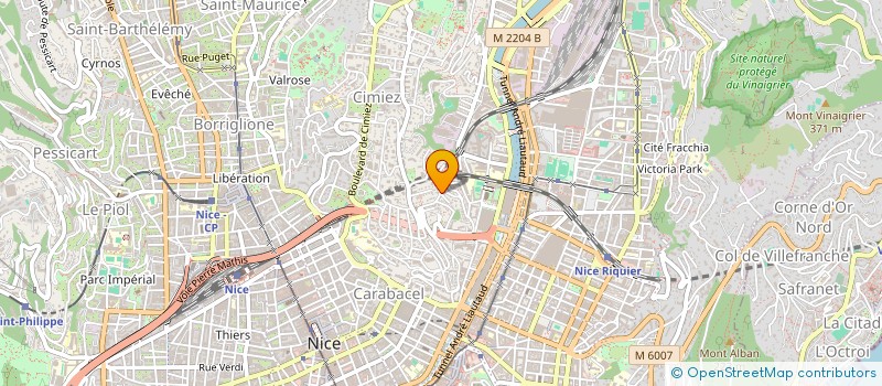 localisation de l'entreprise MONSIEUR SANDOR KISZELJOV à NICE