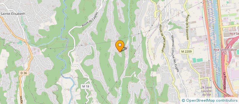 localisation de l'entreprise MONSIEUR SANDOR SIMO  LA GAUDE