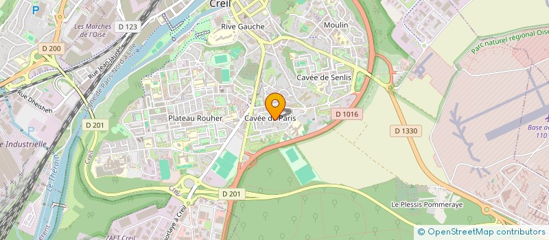 localisation de l'entreprise MONSIEUR SANDOSH MOURTY  CREIL