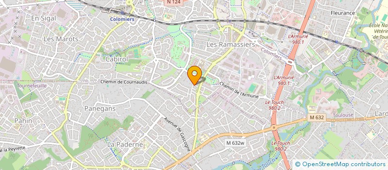 localisation de l'entreprise MONSIEUR SANDRA ABREU RODRIGUES à COLOMIERS