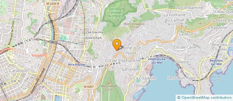 localisation de l'entreprise MONSIEUR SANDRA DUL à NICE