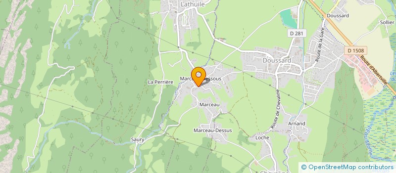 localisation de l'entreprise MONSIEUR SANDRA LEMOINE à DOUSSARD