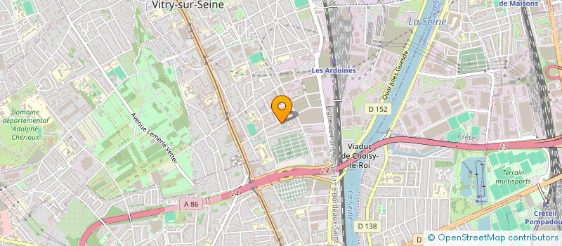 localisation de l'entreprise MONSIEUR SANDRA MPANIA  VITRY-SUR-SEINE