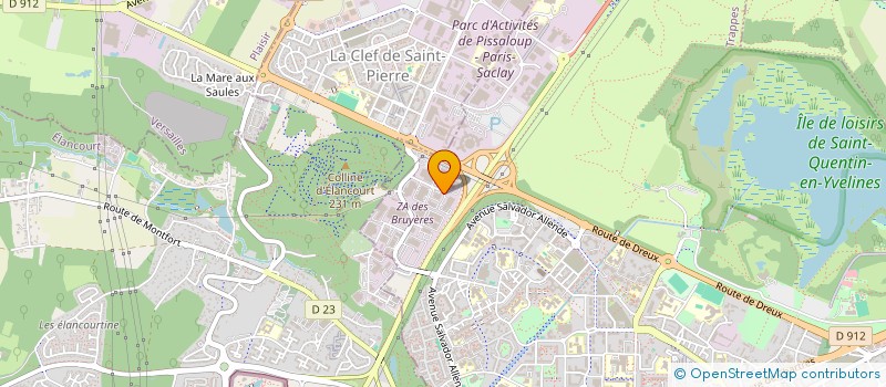 localisation de l'entreprise MONSIEUR SANDRA MPANIA  TRAPPES