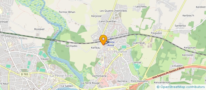 localisation de l'entreprise MONSIEUR SANDRINE GUYOT  LORIENT