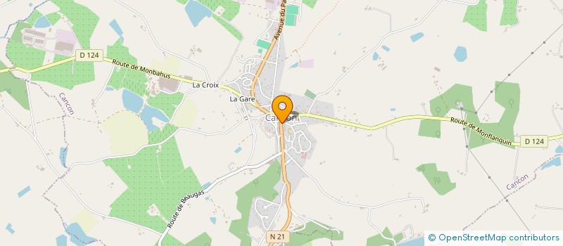 localisation de l'entreprise MONSIEUR SANDRINE LEPREUX  CANCON