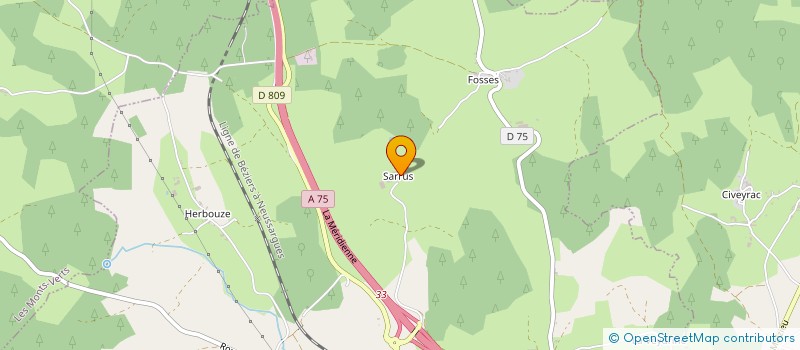 localisation de l'entreprise MONSIEUR SANDRINE LINARES  SAINT-CHELY-D'APCHER