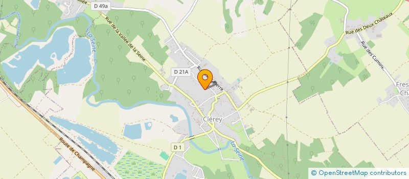 localisation de l'entreprise MONSIEUR SANDRINO TESSER  CLEREY