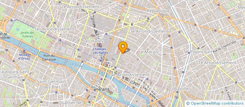 localisation de l'entreprise MONSIEUR SANDRO BENIGNI  PARIS