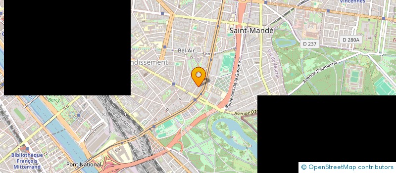 localisation de l'entreprise MONSIEUR SANDRO BERROY  PARIS