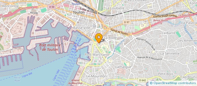 localisation de l'entreprise MONSIEUR SANDRO BLANCAFORT  TOULON