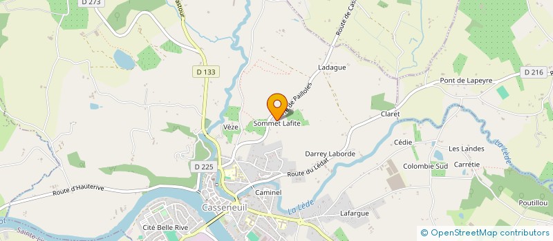 localisation de l'entreprise MONSIEUR SANDRO BURGUILHA DE ABREU  CASSENEUIL