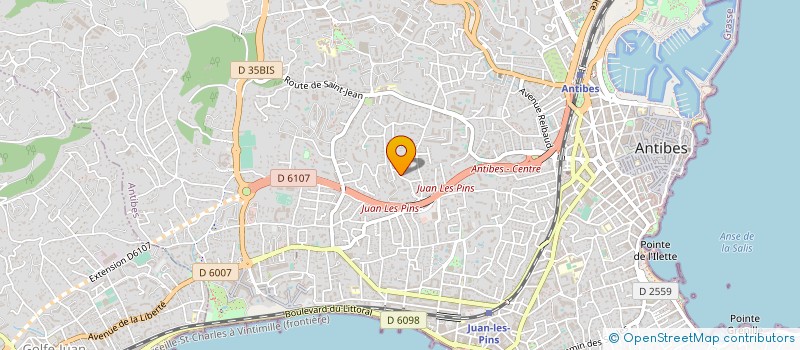 localisation de l'entreprise MONSIEUR SANDRO BUSONERA à ANTIBES