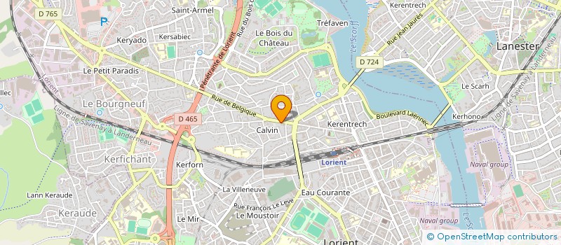 localisation de l'entreprise MONSIEUR SANDRO DANVERT à LORIENT