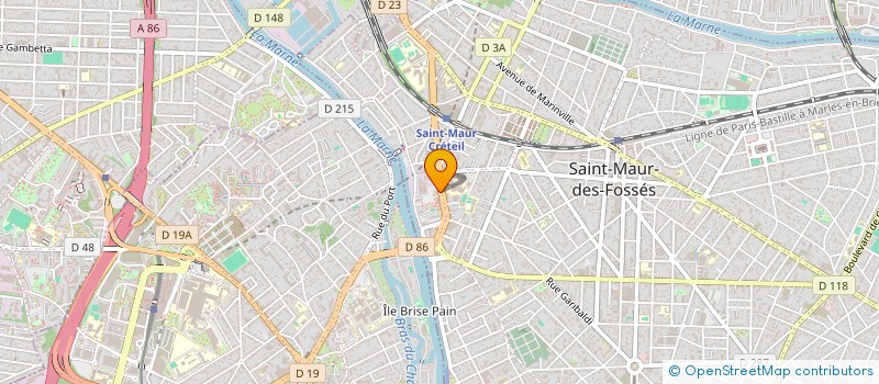 localisation de l'entreprise MONSIEUR SANDRO DAROSA  SAINT-MAUR-DES-FOSSES