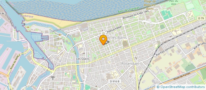 localisation de l'entreprise MONSIEUR SANDRO DECOTTIGNIES CERQUEIRA à DUNKERQUE