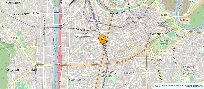 localisation de l'entreprise MONSIEUR SANDRO DI BARTOLOMEO  GRENOBLE