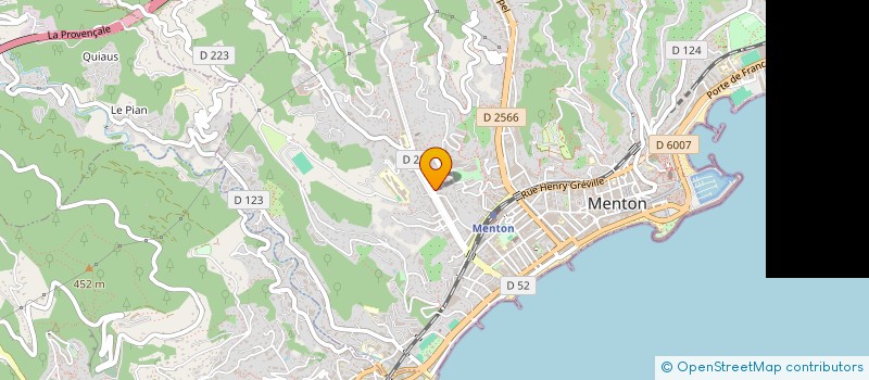 localisation de l'entreprise MONSIEUR SANDRO FAZZALARO à MENTON
