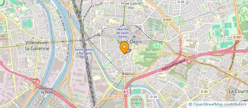 localisation de l'entreprise MONSIEUR SANDRO FREIRE à SAINT-DENIS