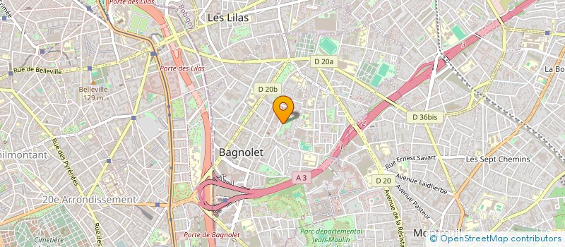 localisation de l'entreprise MONSIEUR SANDRO GARCIA à BAGNOLET