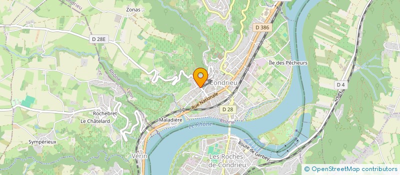 localisation de l'entreprise MONSIEUR SANDRO GEMMITI  CONDRIEU