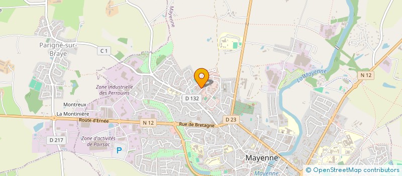 localisation de l'entreprise MONSIEUR SANDRO MACHECLER  MAYENNE