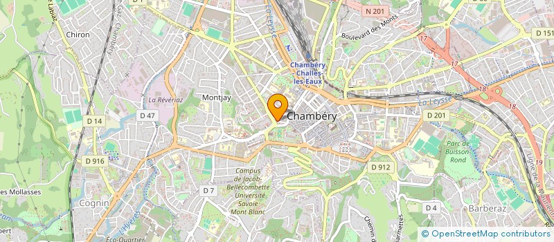 localisation de l'entreprise MONSIEUR SANDRO PINNA  CHAMBERY