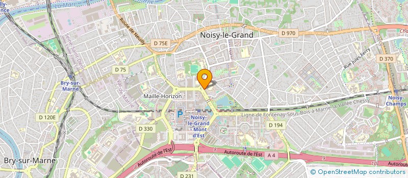 localisation de l'entreprise MONSIEUR SANDRO TAVARES MASCARENHAS  NOISY-LE-GRAND