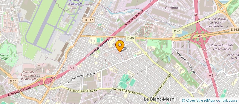 localisation de l'entreprise MONSIEUR SANDRO TECHENEY  BEAUVAIS