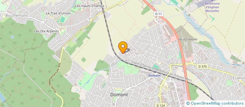 localisation de l'entreprise MONSIEUR SANDRO TENNEGUIN  DOMONT