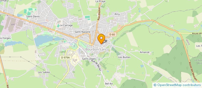 localisation de l'entreprise MONSIEUR SANDRO VELARDI  BOURBON-LANCY